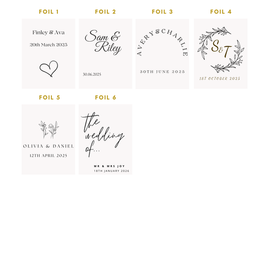 Custom Glassine Bag Foil Designs