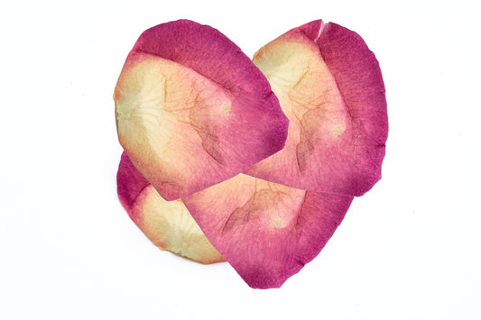 Biodegradable rose petals